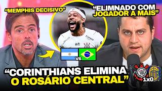 ARGENTINOS FRUSTADOS COM A ELIMINAÇÃO PRO CORINTHIANS 1x0 ROSÁRIO CENTRAL NA LIBERTADORES