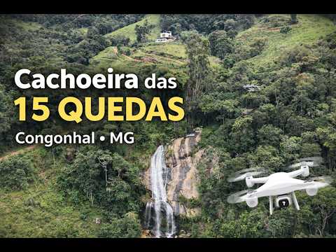 Cachoeira das 15 Quedas em Congonhal MG | Como Chegar, Acesso (na descrição) e Drone 4K