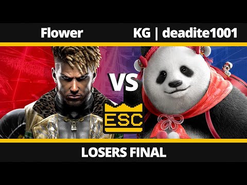 ESC 83 - Losers Final - Flower (Eddy) Vs. KG | deadite1001 (Panda) - TEKKEN 8 Tournament