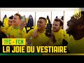 Toulouse FC - FC Nantes : la joie du vestiaire