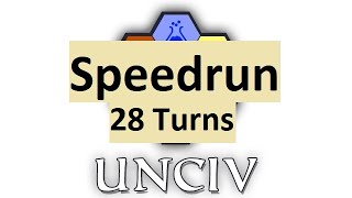 Unciv 28 turns Deity speedrun