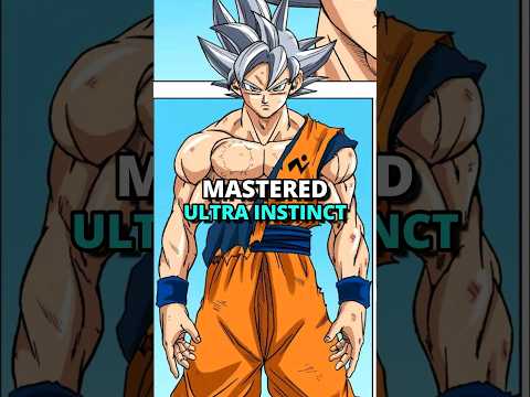 Goku All Ultra Instinct Forms in Dragon Ball #dbs #dbz #goku
