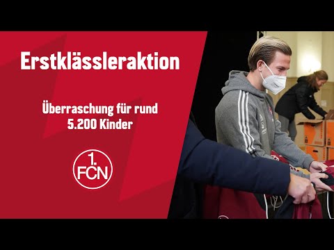Erstklässleraktion | Überraschung für Grundschulkinder | 1. FC Nürnberg