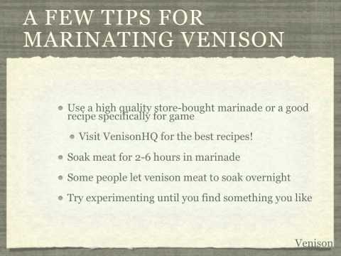 The Best Venison Marinades and Sauce Recipes - VenisonHQ