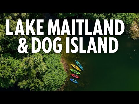 Drone View of Lake Maitland and Dog Island — Florida Aerial Adventure