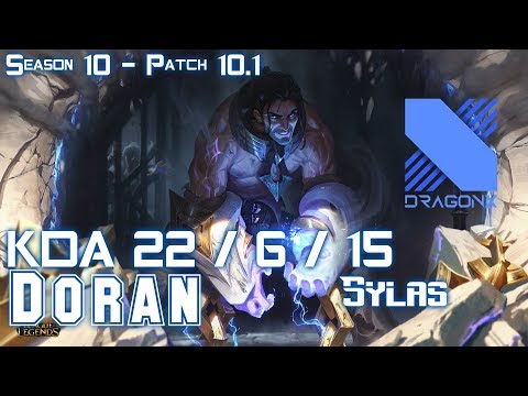 DRX Doran SYLAS vs AKALI Top - Patch 10.1 KR Ranked