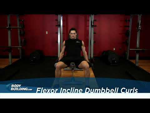 Watch Flexor Incline Dumbbell Curls on YouTube