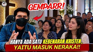 Download lagu APAKAH KRISTEN PENGHUNI NERAKA⁉️Jawaban Cerdas Bang ZUMA Bikin Satu Gereja Masuk Islam mp3