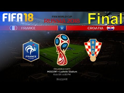 FIFA 18 World Cup - France vs. Croatia @ Luzhniki Stadium (World Cup Final)