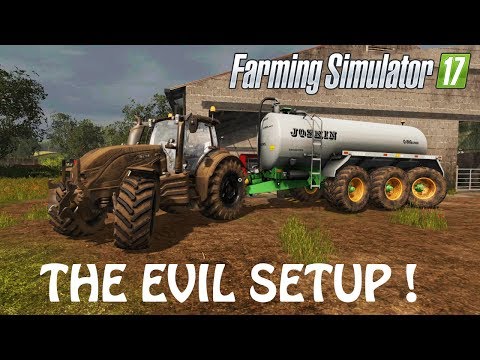 THE EVIL SETUP in Farming Simulator 2017 | Drumard Farms | PS4 | Xbox One
