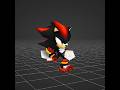 Super Smash Bros DS Concept Shadow S Walk Animation Nintendo Smashbros Sonic Shadow Blender