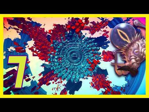 All Hail Blocky Cthulhu! Manifold Garden Walkthrough Blind - Part 7 (Let's Play Manifold Garden)