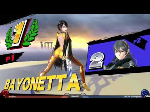 Smash WiiU - TBZ2016w4 - W2 - McButt (Bayonetta) vs SUGOI Draquaza (Corrin)