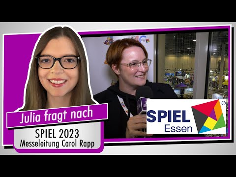 SPIEL 2023 - Messe-Chefin Carol Rapp im Interview, Nach der SPIEL ist vor der SPIEL-Spiel doch mal!