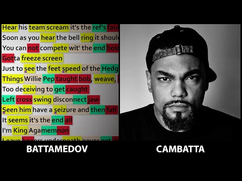 Cambatta - Battamedov [Rhyme Scheme] Highlighted