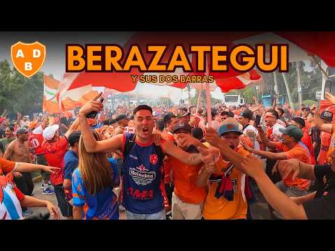 THE TWO BARRAS THAT ALMOST JOINED: BERAZATEGUI - THE 2 FACTIONS IN THE SAME STAND FOR THE ARGENTI...