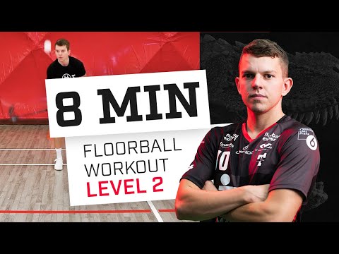 LEVEL 2 // 8 MIN | FLOORBALL WORKOUT | Milan Meliš