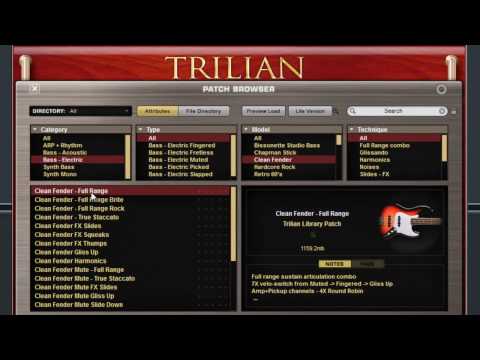 spectrasonics trilian bass module overview