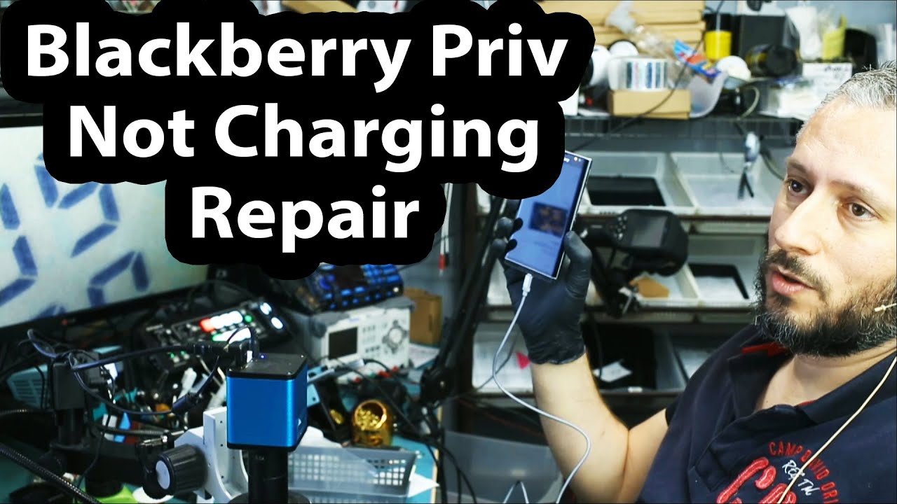 Blackberry Priv Charging port replacement using just low melt solder and a soldering iron.