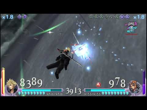 Final Fantasy Dissidia Cloud's Finishing Touch + Omnislash Limit Break