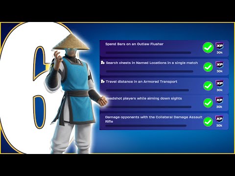 Complete Week 6 Quests in Fortnite Chapter 6 Season 2 EASY!