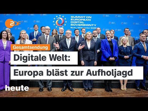 heute 19:00 Uhr vom 18.11.2025 KI Europa, Explosion Polen, Epstein Files