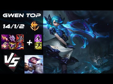 TOP Gwen vs Fiora - EU Challenger Patch 25.S1.6
