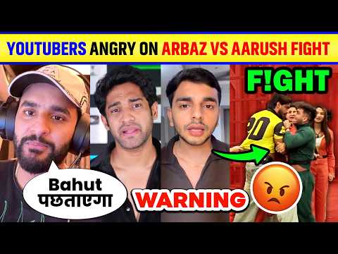 OMG! Youtubers Warning to Arbaz Shaikh on Aarush Fight | Fukra, Thugesh, Laila, Jaggi | News Man