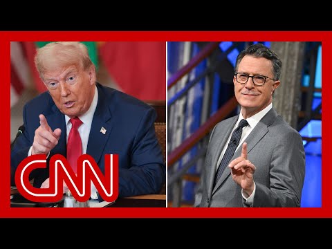 抱怨取消文化的特朗普為科爾伯特的取消而慶祝 (Trump, who bemoaned cancel culture, celebrates Colbert's cancellation)