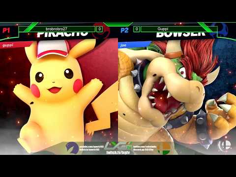 Guppi (Pikachu) vs brobrobro27 (Bowser) - Smash Ultimate @ LXG 11