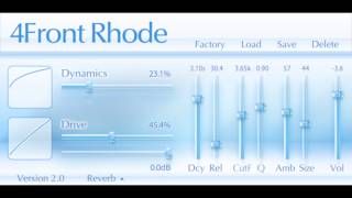 Video thumbnail for 4Front Rhode VST by PLUGINS4FREE