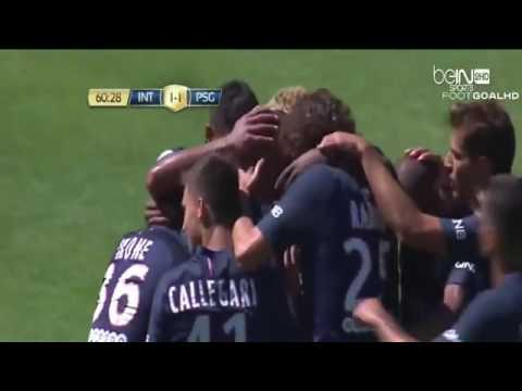 Lavyin Kurzawa Amazing Free Kick ~ Inter Milan vs PSG 1 2 ~ 24 7 2016 Challange Cup North America
