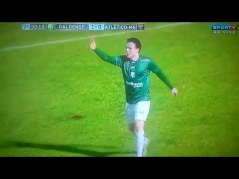 Caldense x Atlético / Gol da Caldense sobre o Atlético - Campeonato Mineiro 2015