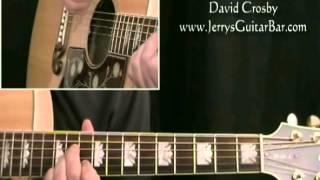 How To Play David Crosby Traction In The Rain (intro only)
