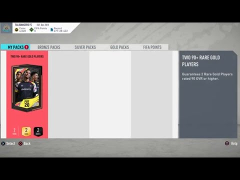 *90+ DOUBLE UPGRADE PACK* FIFA 20 SQUAD BUILDING CHALLENGE!!!!!