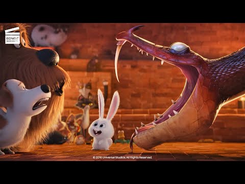 The Secret Life of Pets (5/9) | Max Duke and the Snake! | Cartoon For Kids