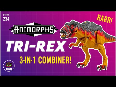 TRDQ: Animorphs Tri-Rex Review - 3 in 1 T-Rex Combiner!