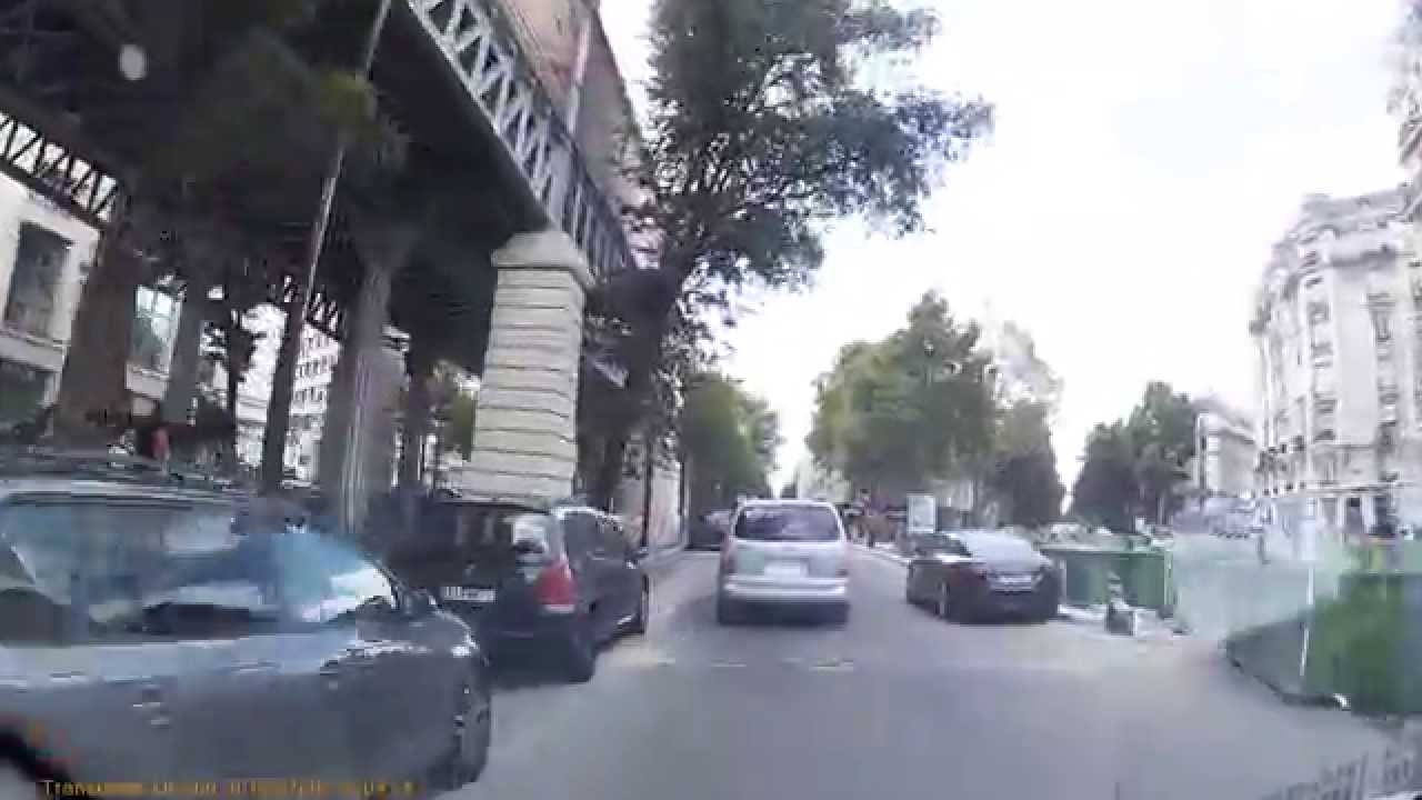 Driving In Paris - Boulevard de Vaugirard - Rue de la Croix Nivert