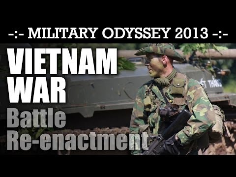 Vietnam War Battle Reenactment WHAT A DEBUT DISPLAY!