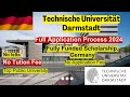 No Tuition, No Application Fees: How to Apply for Technical University of Darmstadt MS in Germany 🇩🇪