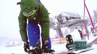 preview picture of video 'Baba Videos / Snowboard at Gala Yuzawa snow resort, Gopro 4 / ガーラ湯沢でスノーボード'