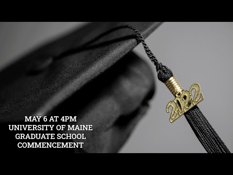 2022 University of Maine Graduate School Commencement