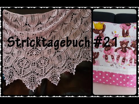 Jani's Stricktagebuch #21 - Lace mit Perlen stricken und Bärenherz