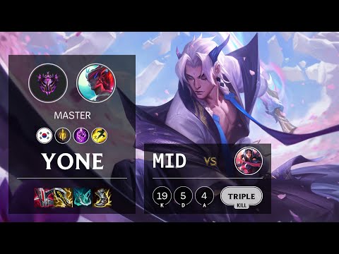 Yone Mid vs Irelia - KR Master Patch 11.24b