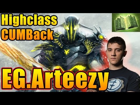 Arteezy Dota 2 [Sven] EG vs VEGA - HIGH CLASS COMEBACK!