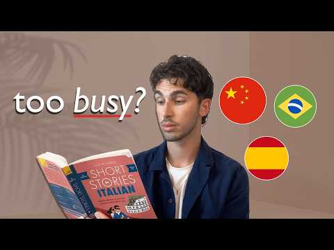 How I Study 3 Languages Every Day (even while busy)
