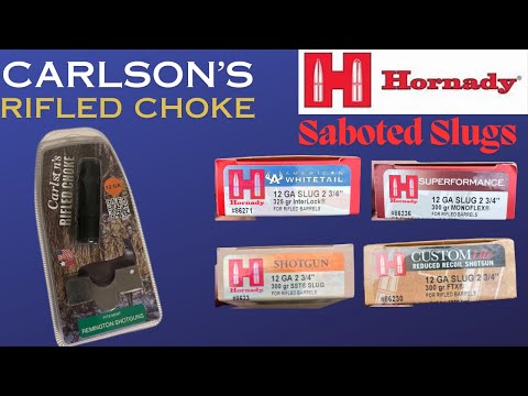 Hornady Shotgun Sabots W/ Carlson Rifled Choke
