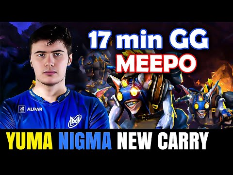 Nigma new carry Yuma 17 min GG as meepo