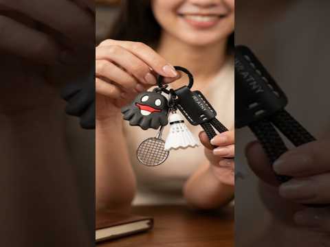 ~子甄彣璟~匠心工藝 羽球鑰匙圈 羽球拍吊飾 牛皮鑰匙扣 羽球鑰匙扣 羽球用品 萬聖節 生日禮物 交換禮物