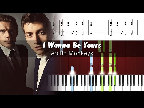 Arctic Monkeys - I Wanna Be Yours - Piano Part Tutorial + SHEETS